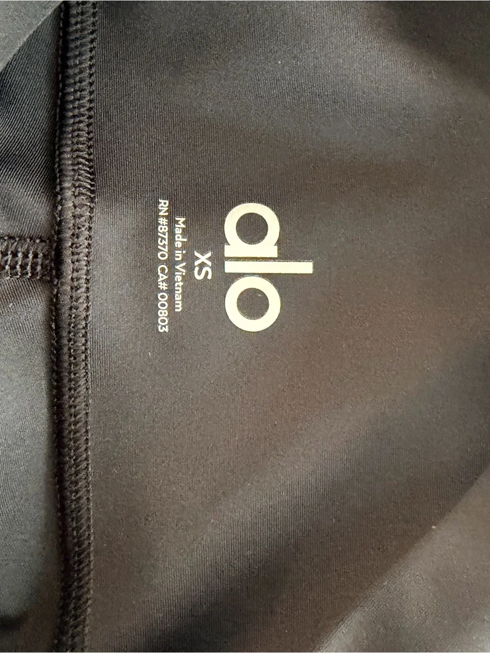 2 pairs ALO Yoga Black High-Rise Leggings -